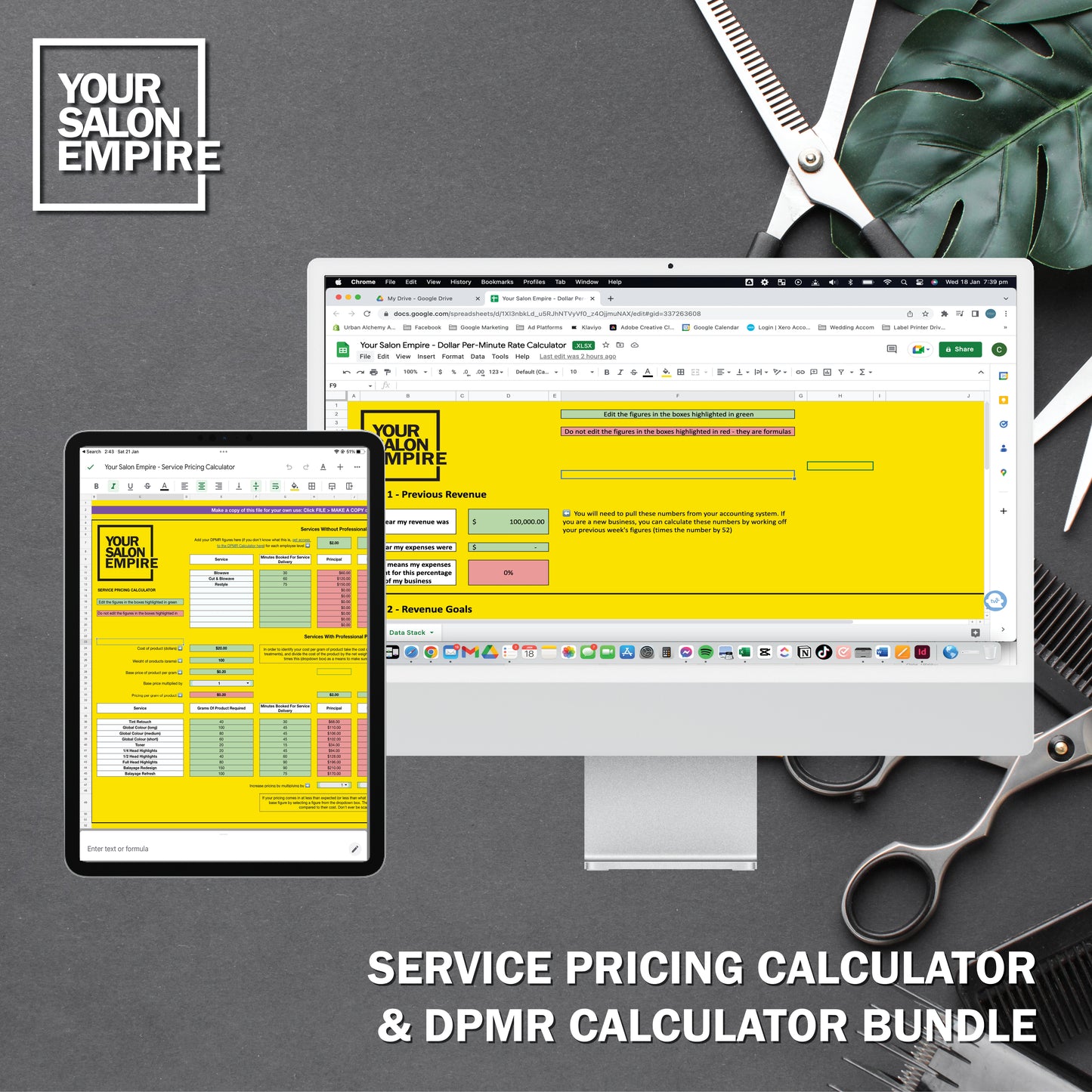 Pay Yourself More - Dollar Per-Minute Rate Calculator